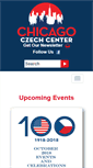 Mobile Screenshot of chicagoczechcenter.org